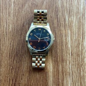 Marc Jacobs the slim black dial steel ladies watch